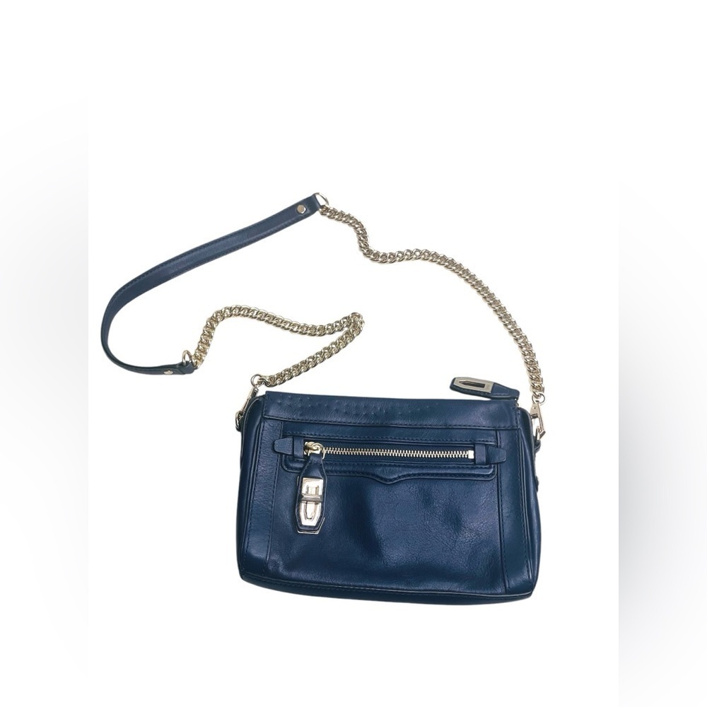 Rebecca Minkoff Mini Crosby Clutch Crossbody Bag, Moon Blue